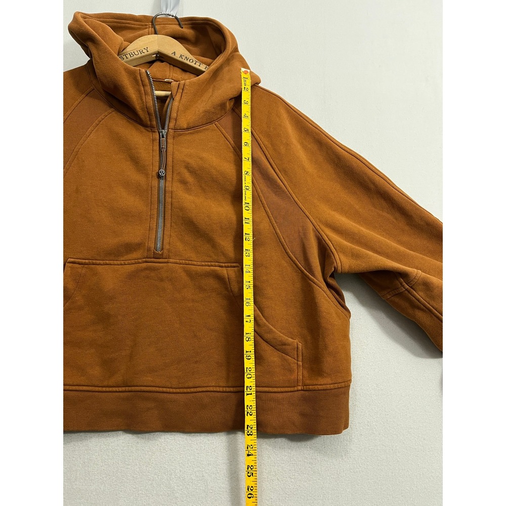 Lululemon Scuba Oversized Half Zip Hoodie Copper Brown XL/XXL LW3DM4S - Picture 7 of 11
